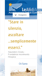 Mobile Screenshot of lealidiazzurra.org